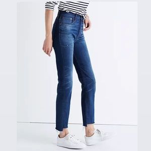 NWOT Madewell Perfect Vintage Jean in Step Hem
